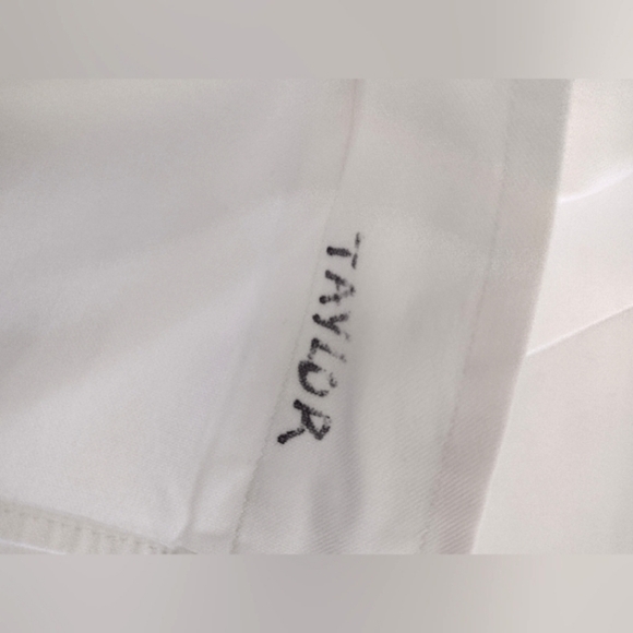 CULWELL & SON Men's White Long Sleeve Dress Shirt  18 - Picture 5 of 13